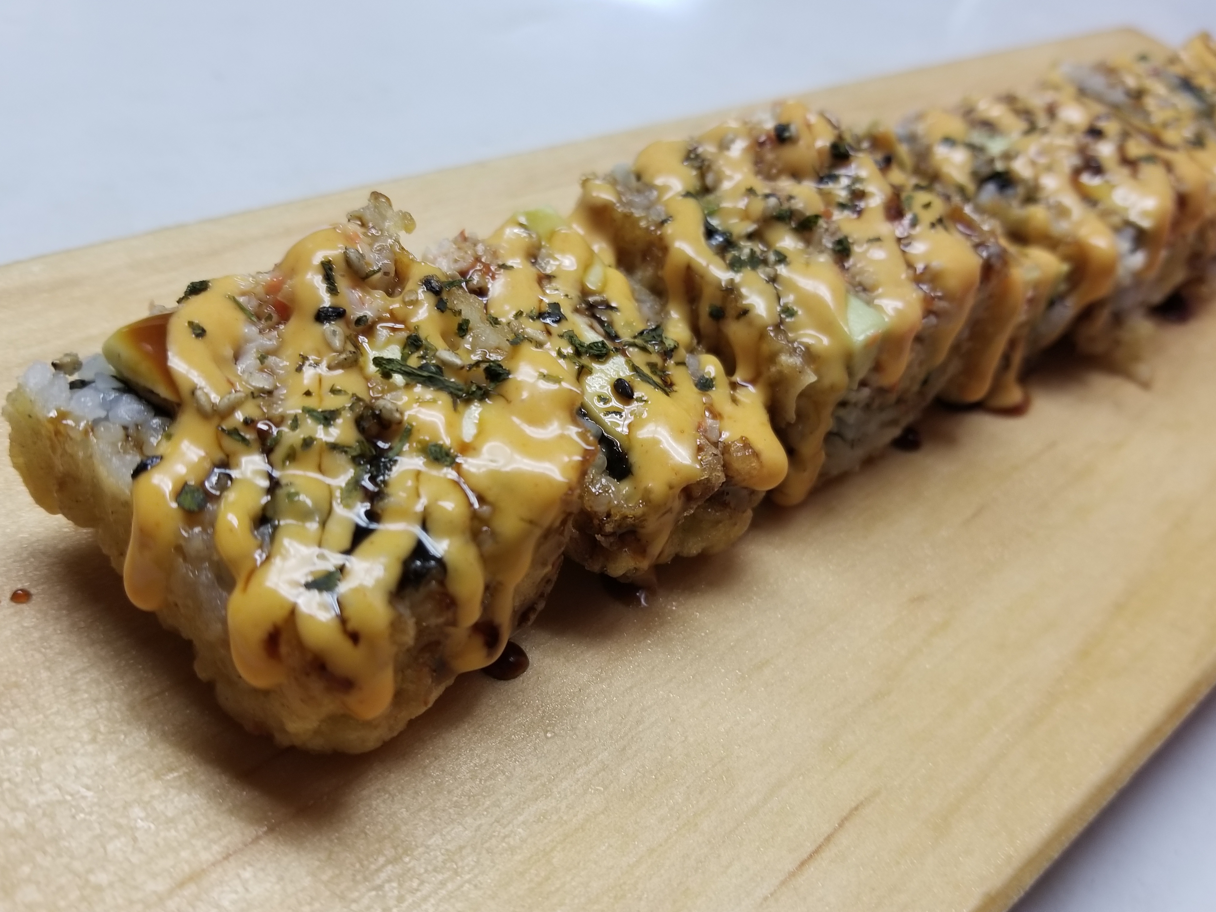 Order California Crunch Roll food online from Agami Contemporary Sushi store, Chicago on bringmethat.com