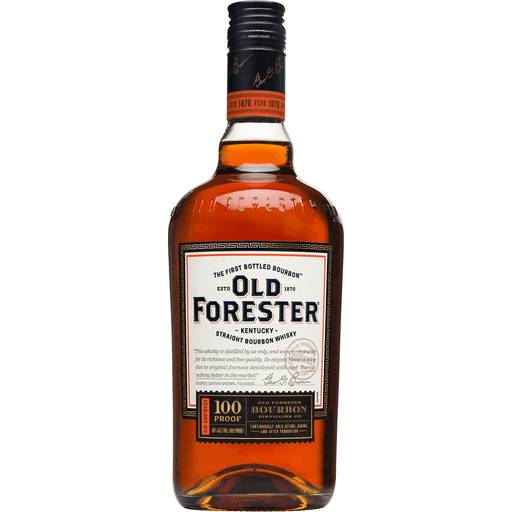 Order Old Forester Kentucky Straight Bourbon 100 Proof (750 ML) 59175 food online from Bevmo! store, Pleasanton on bringmethat.com