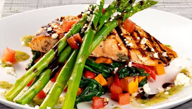 Order Grilled Salmon Fresca* food online from Brio Italian Grille store, Newark on bringmethat.com
