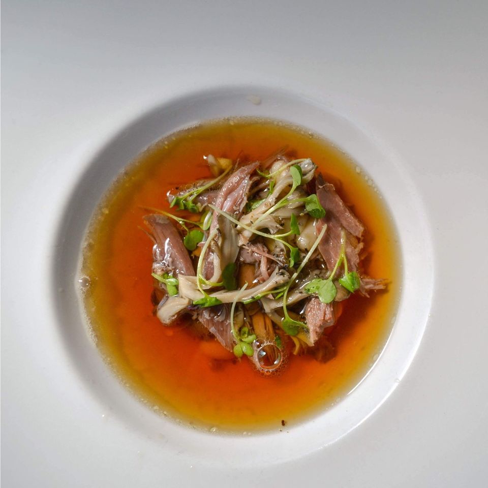 Order Pheasant Consomme food online from 1700 Degrees Steakhouse store, Harrisburg on bringmethat.com