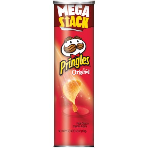 Order Pringles MEGA Can Original 6.84oz food online from 7-Eleven store, Chicago on bringmethat.com