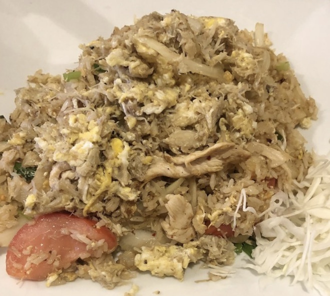 Order R7. Crab Fried Rice  food online from Bangkok Orchid Thai Restaurant store, Irving on bringmethat.com