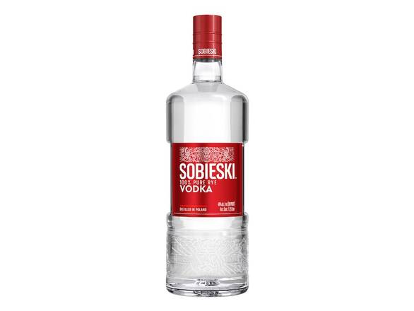 Order Sobieski Vodka - 1.75L Bottle food online from Josh Wines & Liquors Inc store, New York on bringmethat.com
