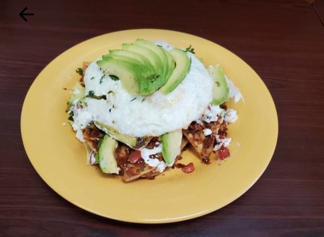 Order Chilaquiles food online from Mission Burrito store, San Francisco on bringmethat.com