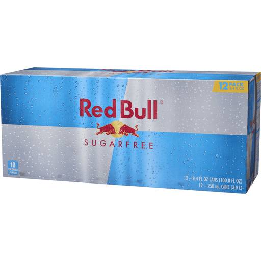 Order Red Bull Energy Drink Sugar Free (12PK 8.4 OZ) 91031 food online from Bevmo! store, Albany on bringmethat.com