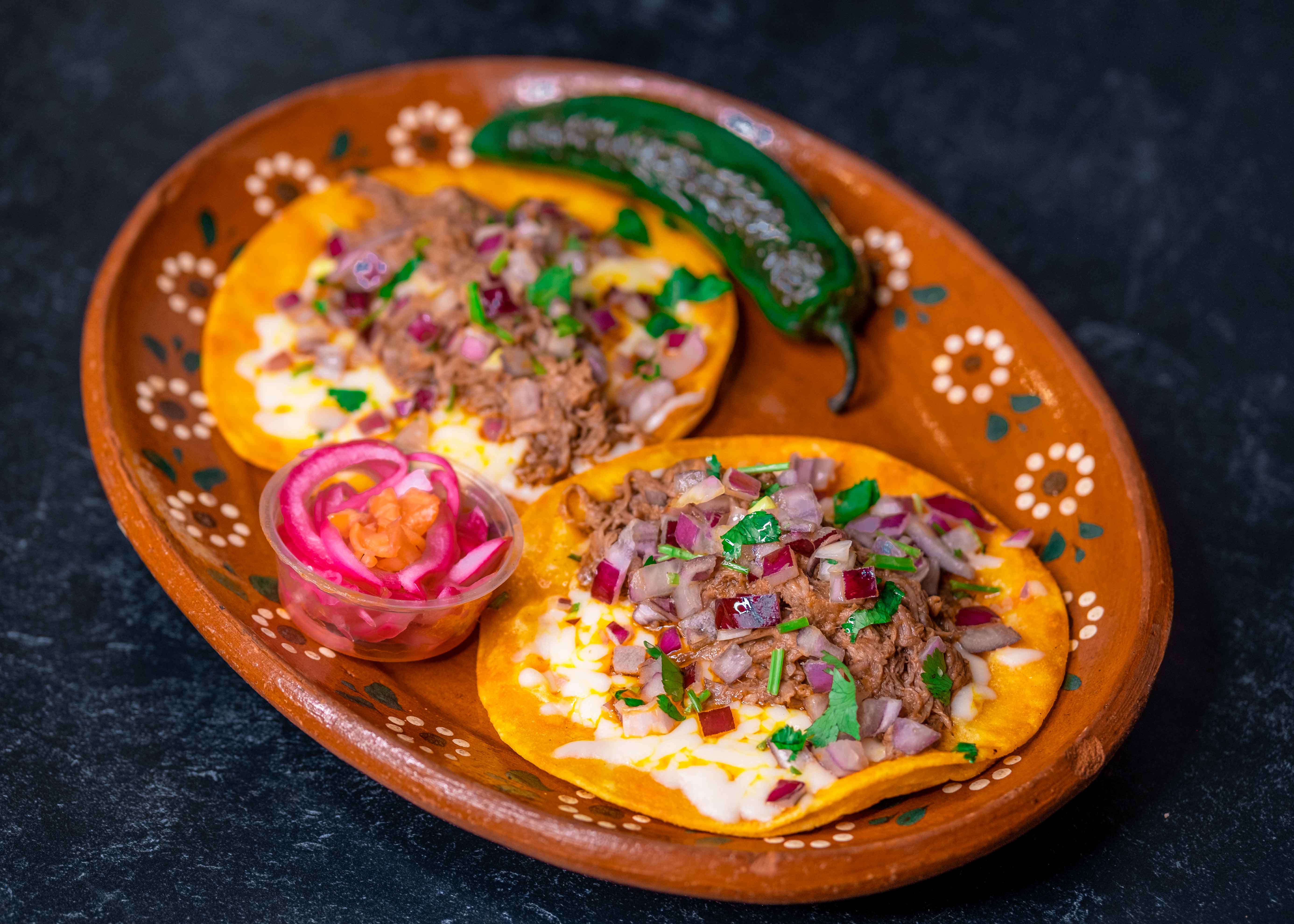 Order Tacos Blandos con Queso food online from Los Tapatios Taco Grill store, Salt Lake City on bringmethat.com