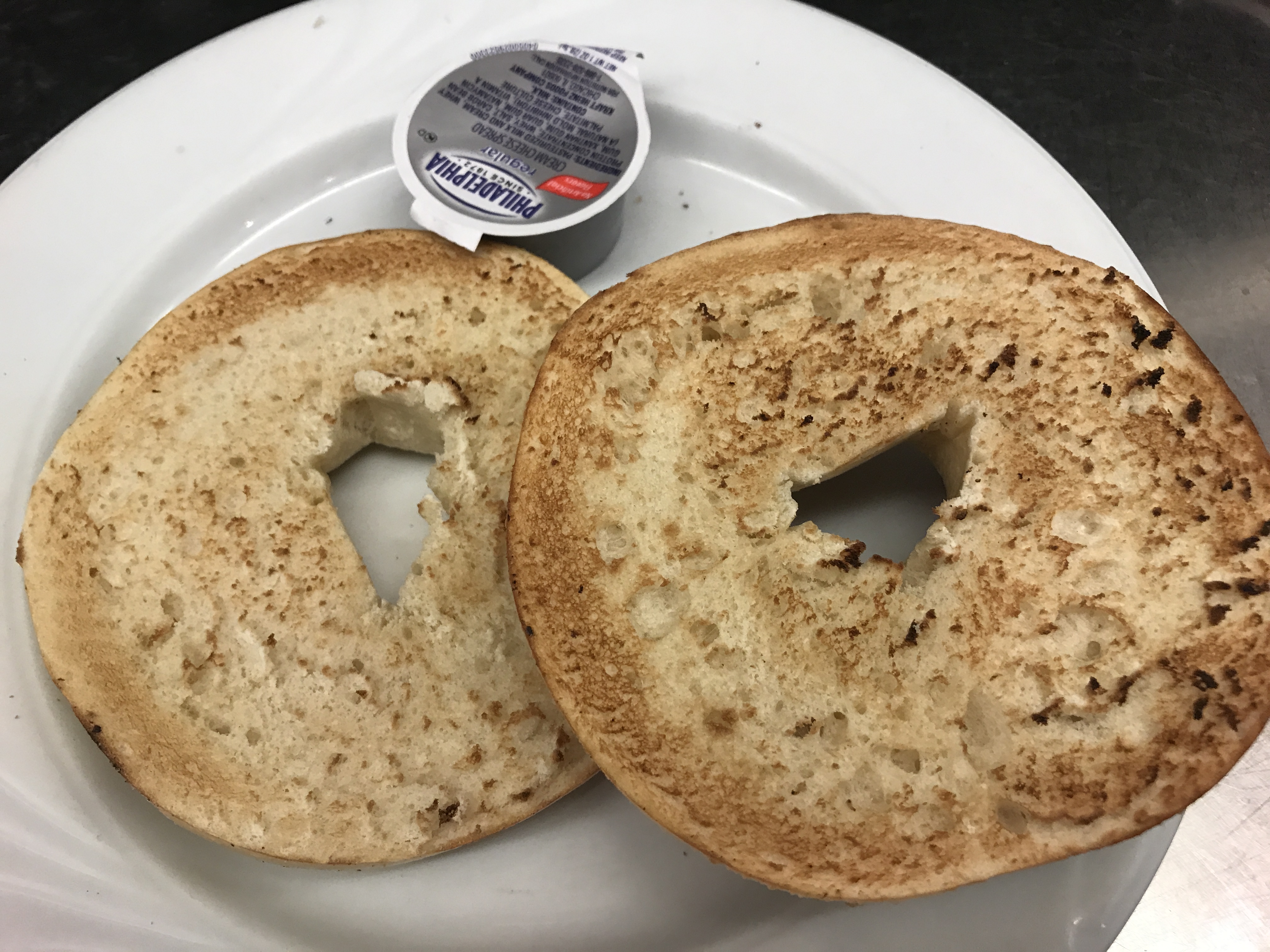 Order Bagel with Cream Cheese food online from Eastridge Family Restaurant store, Rochester on bringmethat.com