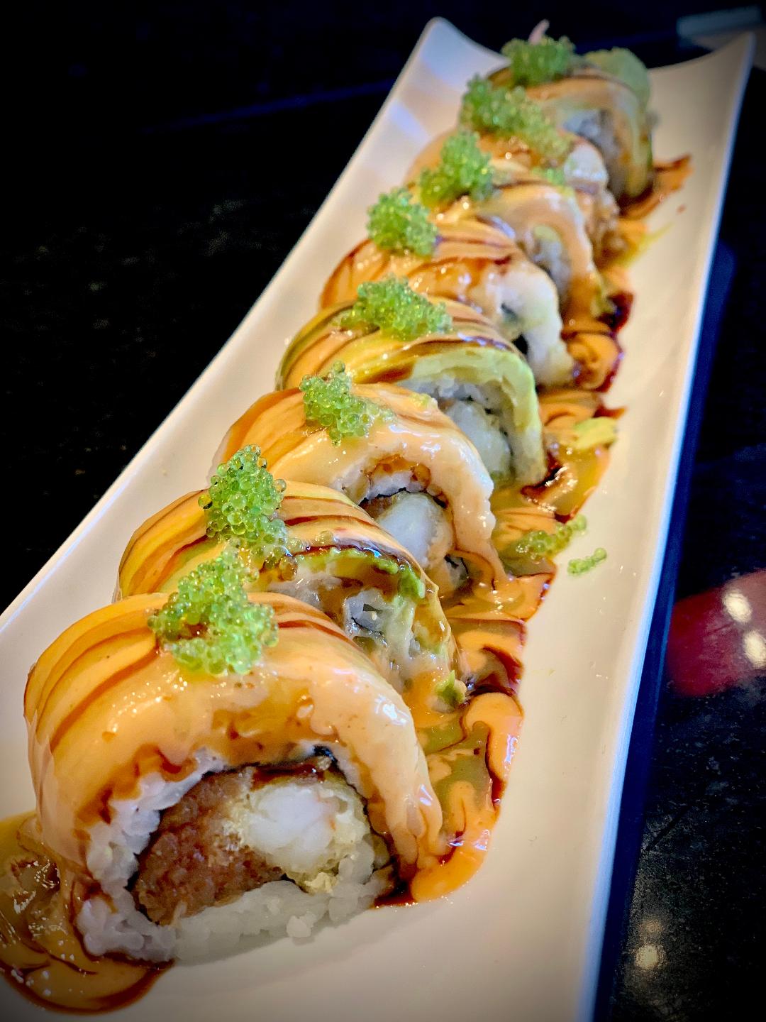 Order Hachinohe Roll food online from Misawa Sushi Bar store, Louisville on bringmethat.com