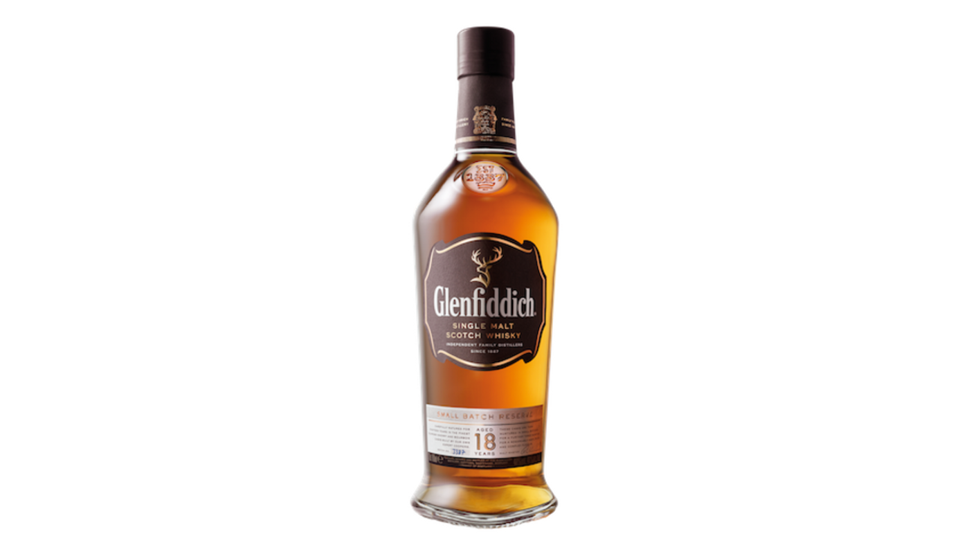 Order Glenfiddich Single Malt Scotch Whisky 18 Year 750mL food online from Liquor Palace store, Burbank on bringmethat.com
