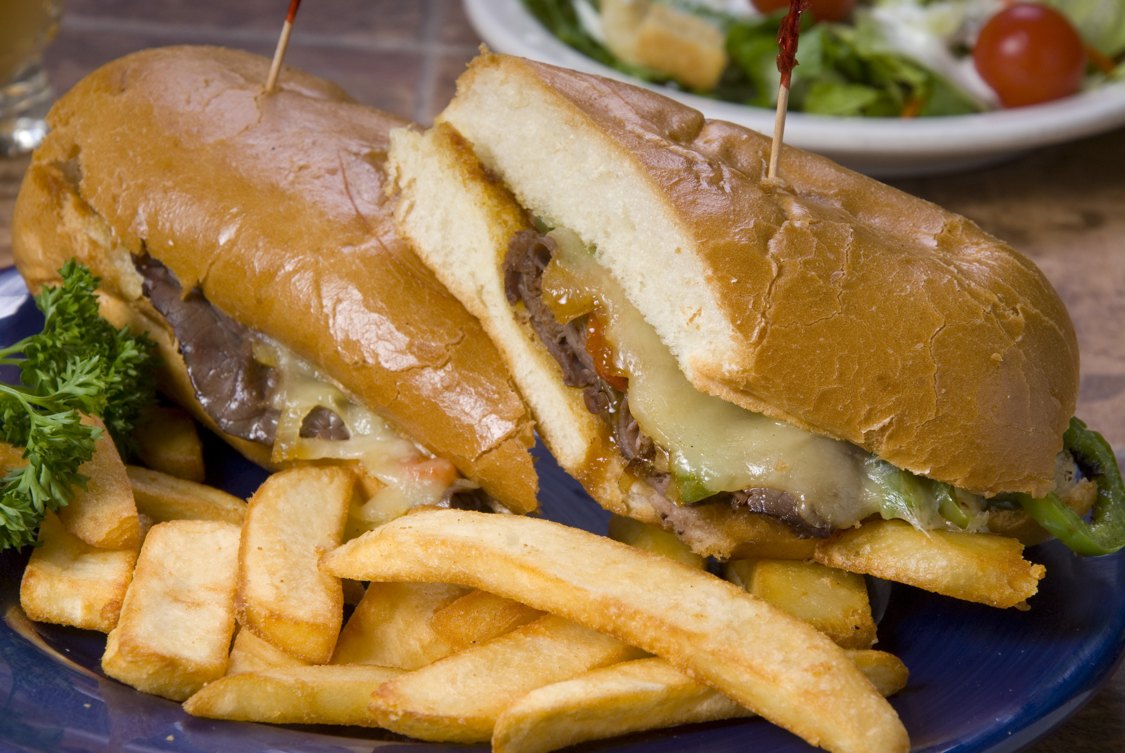 Order Philly Steak Sandwich  Lunch food online from Brothers Family Restaurant store, San Diego on bringmethat.com