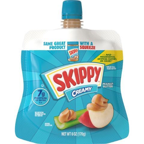 Order Skippy Peanut Butter Creamy Pouch 6oz food online from 7-Eleven store, Newburgh on bringmethat.com