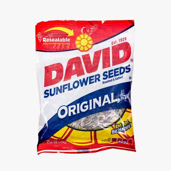 Order David Sunflower Seeds Original food online from Chevron Extramile store, Castro Valley on bringmethat.com