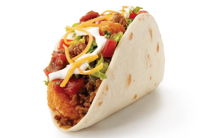 Order Grande Beef Taco food online from Taco John's store, Athens on bringmethat.com