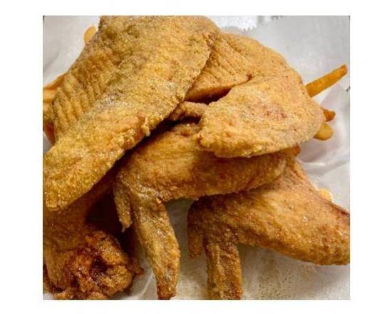 Order TALAPIA & WINGS food online from J & J Fish & Chicken store, DAYTON on bringmethat.com