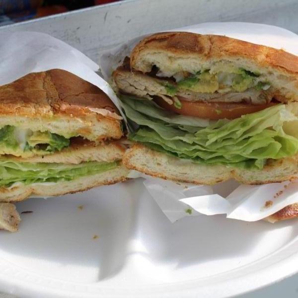 Order Grilled Chicken Torta food online from Liticker's Mexican Grill store, San Diego on bringmethat.com