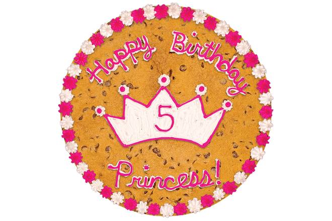 Order #402: Birthday Princess food online from Nestle Tollhouse Cafe store, Highland Village on bringmethat.com