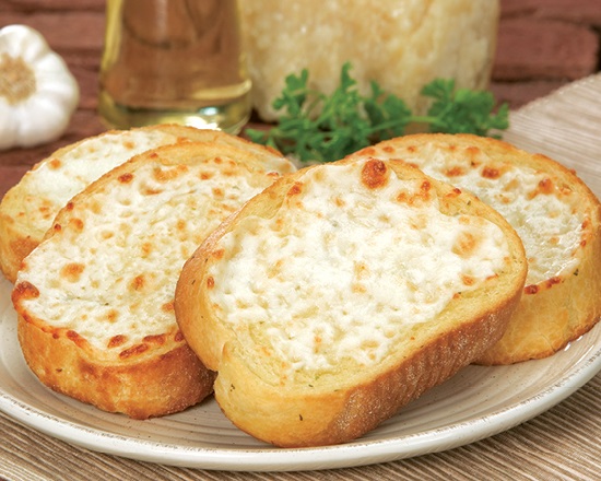 Order 4 Piece Garlic Bread with Cheese food online from Godfathers Pizza store, Waterloo on bringmethat.com