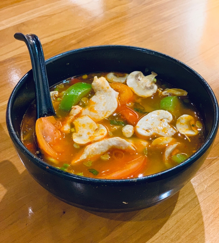 Order Tom Yum Soup food online from Hot Woks Cool Sushi store, Chicago on bringmethat.com
