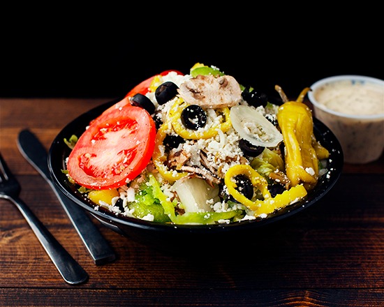Order The Greek Salad food online from Marietta Pizza store, Marietta on bringmethat.com