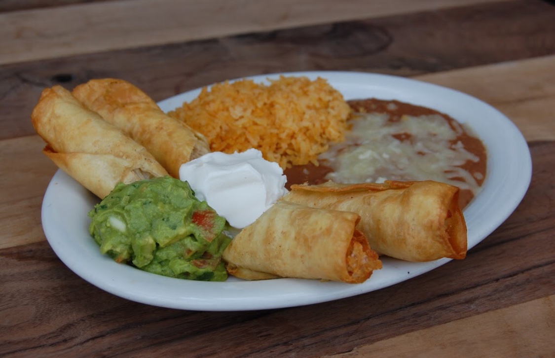 Order Flautas Combo food online from Casa Pasilla Mexican Kitchen store, Valencia on bringmethat.com