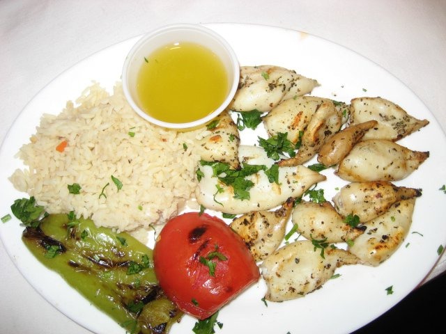 Order Grilled Calamari food online from It's Greek to Me store, Englewood on bringmethat.com