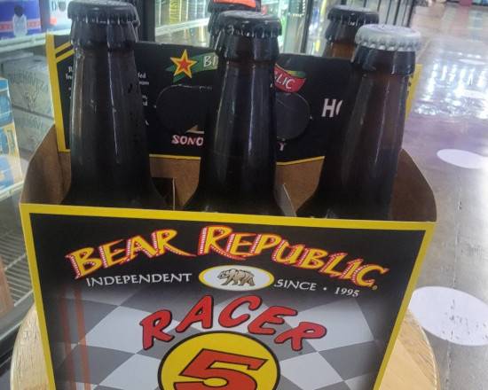 Order Bear Republic Racer 5 IPA (6pk bottles) food online from Hub Market & Deli store, San Diego on bringmethat.com