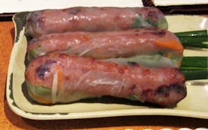 Order Grilled Pork Spring Roll (1) food online from Peking Express store, Grandview on bringmethat.com