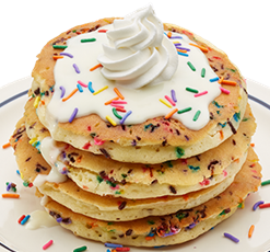 Order Funfetti Cupcake Buttermilk Spelt Pancake  food online from Crave Bakery And Bar store, Chesapeake on bringmethat.com
