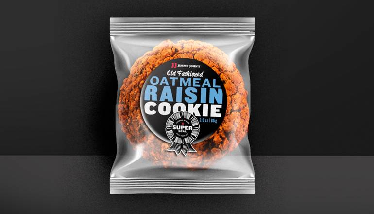 Order Oatmeal Raisin Cookie food online from Jimmy John's store, Cottage Grove on bringmethat.com