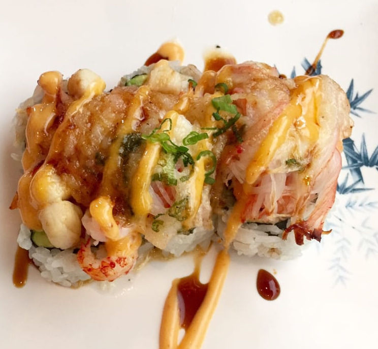 Order 6. Baked Combo Roll (8pcs) food online from Soyokaze Sushi store, Garden Grove on bringmethat.com