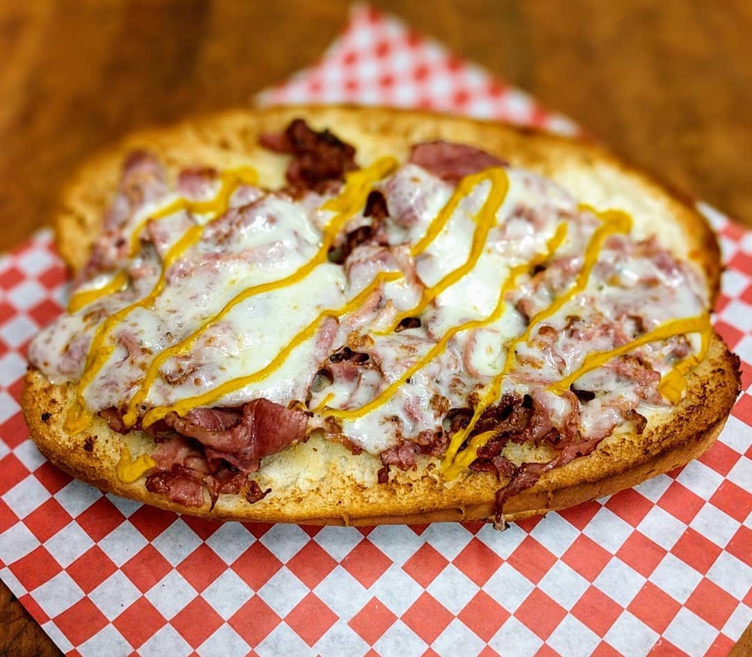 Order Pastrami Sub - Small food online from Pepz Pizza - S. Brookhurst St. store, Anaheim on bringmethat.com