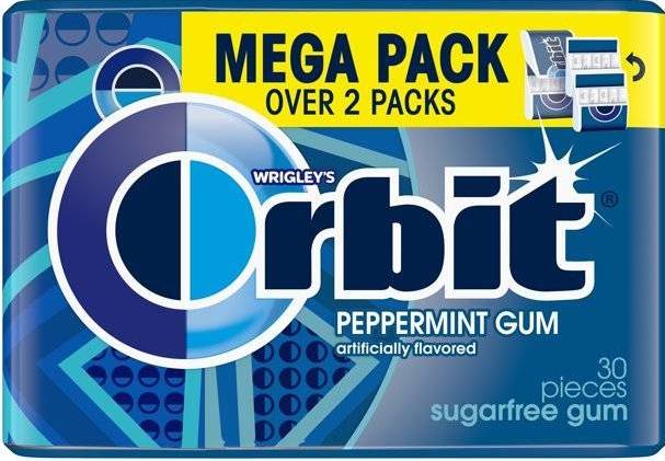 Order Orbit Peppermint Gum Mega Pack 30 Pcs  food online from Starway Liquor store, Bell Gardens on bringmethat.com