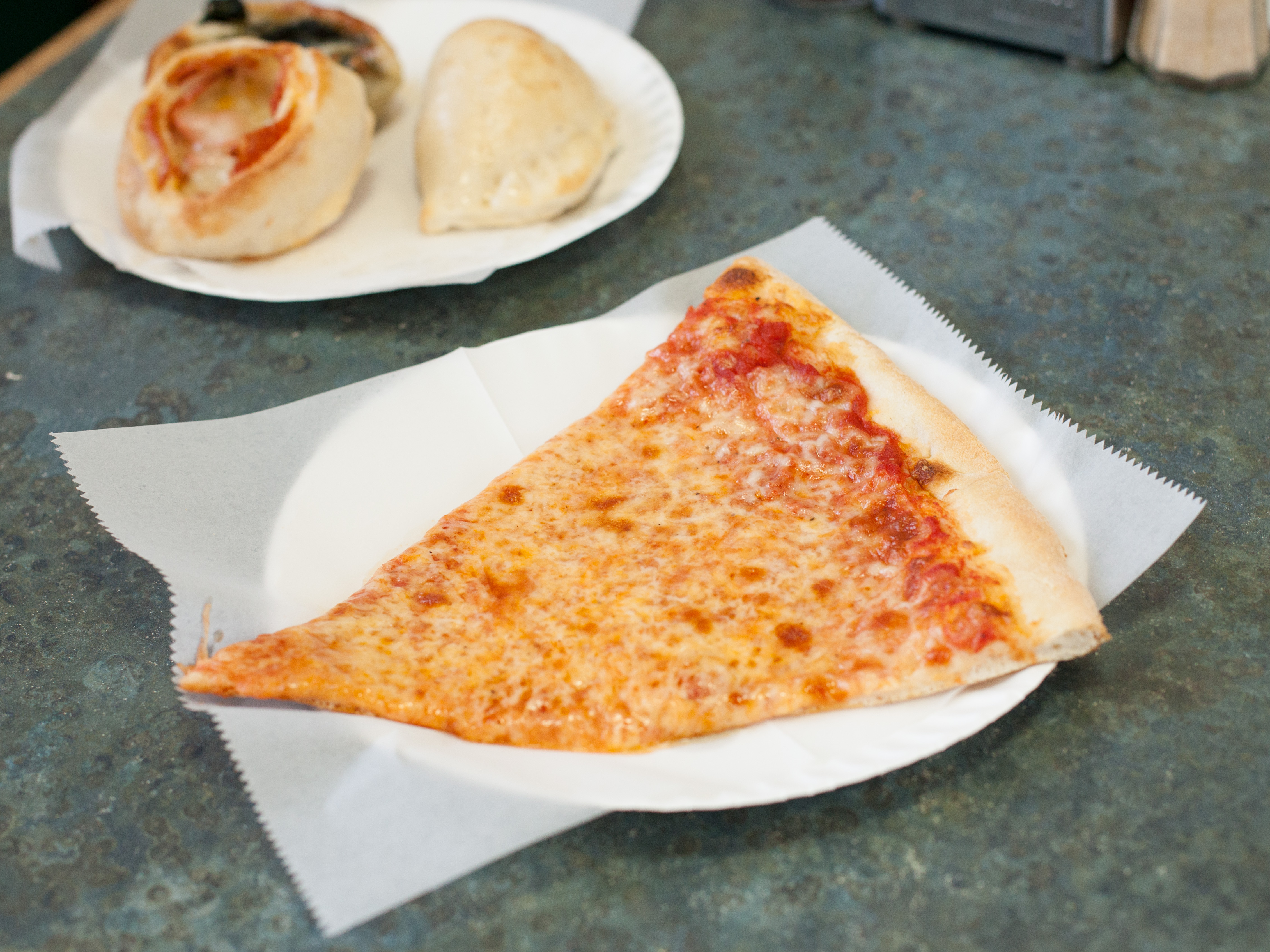 Order Regular Pizza Slice food online from Happy Days Pizza store, Scarsdale on bringmethat.com