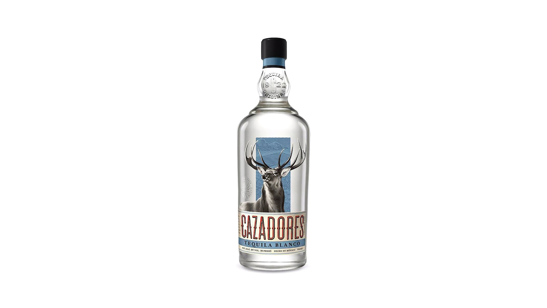 Order Cazadores Tequila Blanco 750ml  40% abv food online from Pink Dot store, Santa Barbara on bringmethat.com