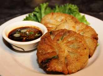 Order 122. Fried Chive Pancake food online from Siam Pasta Thai Cuisine store, Chicago on bringmethat.com