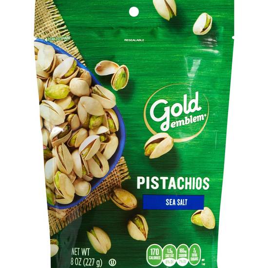 Order Gold Emblem Natural Pistachios Made with Sea Salt 8 OZ food online from Cvs store, SANTA PAULA on bringmethat.com