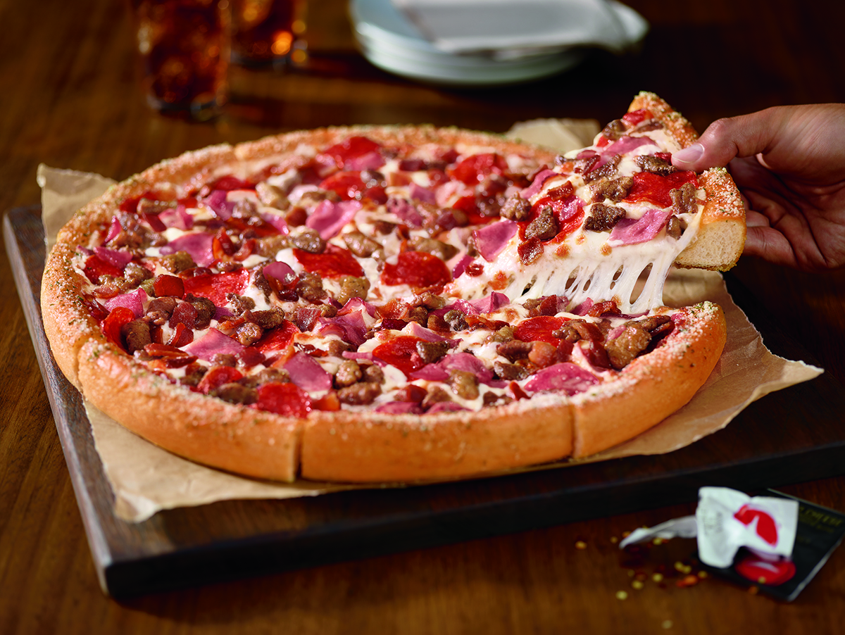 Order Meat Lover's Pizza food online from Pizza Hut store, Madison on bringmethat.com