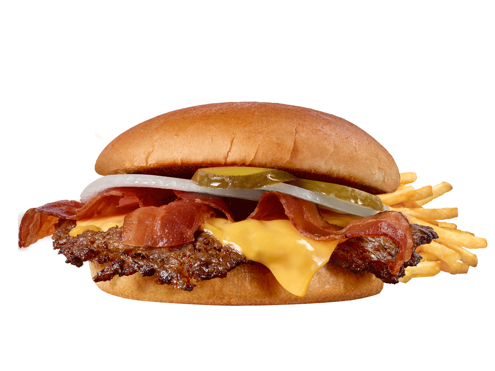 Order Bacon 'n Cheese Steakburger™ 'n Fries food online from Steak N Shake store, Indianapolis on bringmethat.com