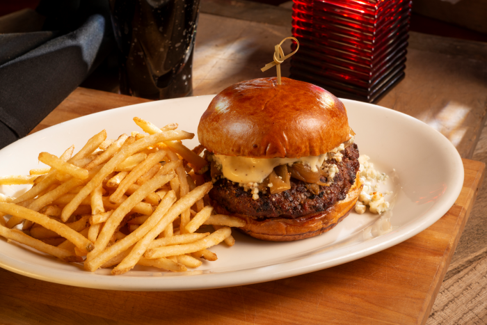 Order Steakhouse Burger food online from Weber Grill store, Schaumburg on bringmethat.com