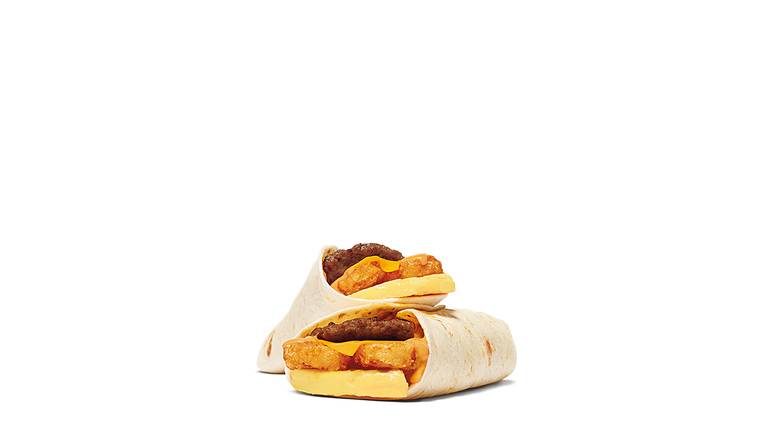 Order Sausage Egg & Cheese Croissan'wich Combo Medium food online from Burger King store, Rumford on bringmethat.com