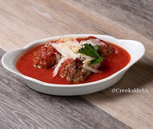 Order Our Meatballs, Our Sauce food online from Creekside Pizza & Taproom store, San Anselmo on bringmethat.com