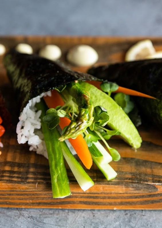 Order Veggie Hand Roll food online from Bay Park Fish Company store, San Diego on bringmethat.com