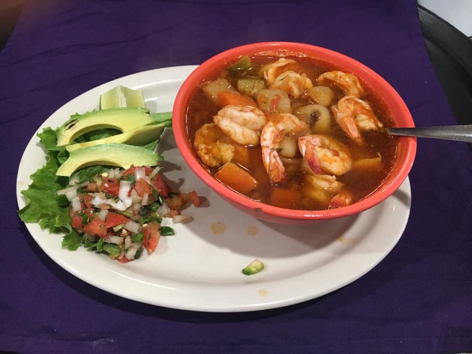 Order Shrimp Soup food online from Las Cocinas Mexican Restaurant store, Bastrop on bringmethat.com