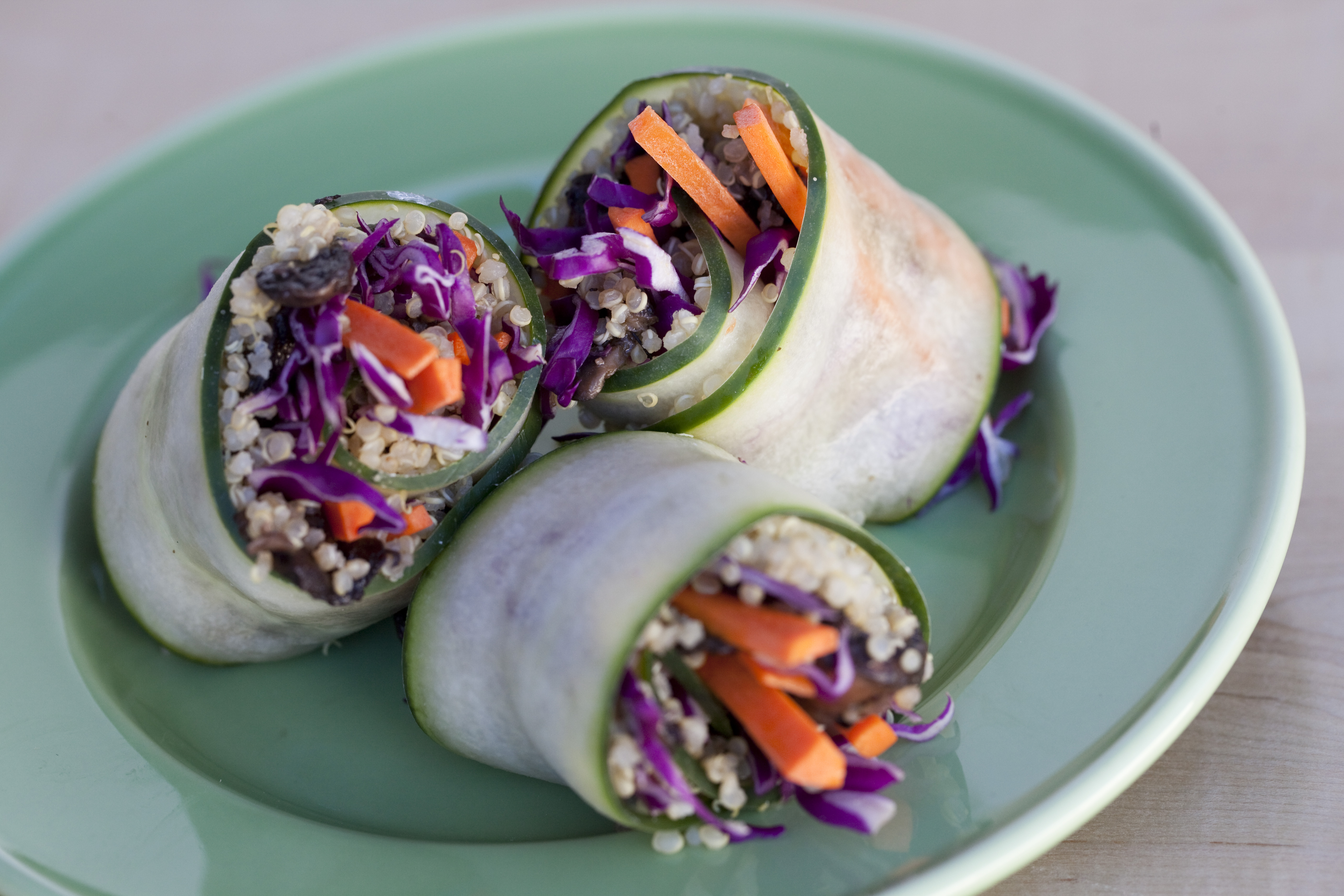 Order Asian Cucumber Roll Meal food online from Puree Juice Bar store, Bethesda on bringmethat.com