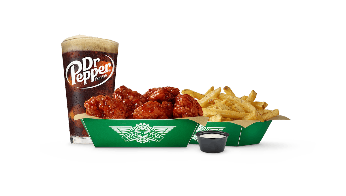Order Medium 8 pc Wing Combo food online from WingStop - Clifton store, Clifton on bringmethat.com
