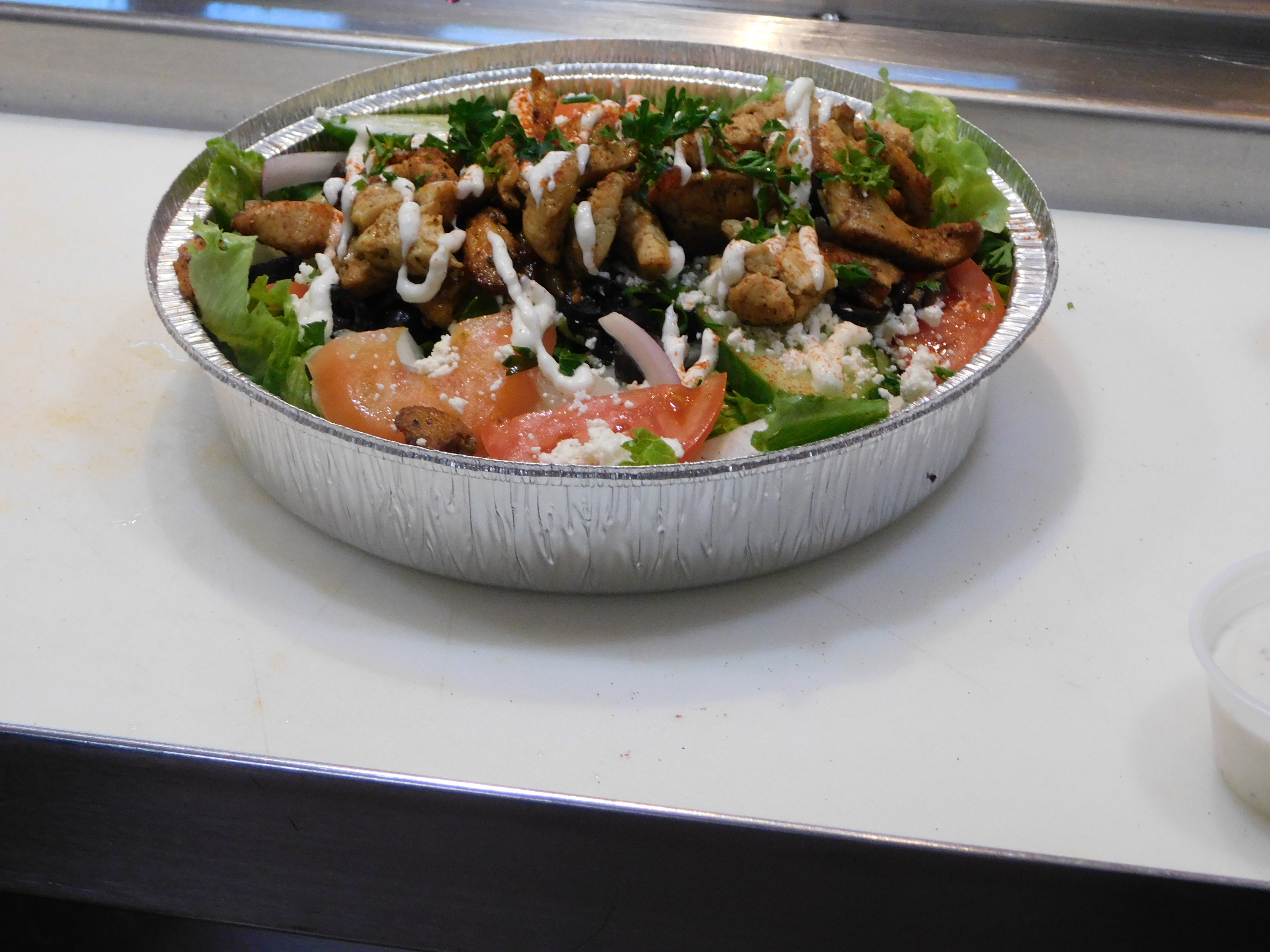 Order Chicken Salad food online from Stop-N-GO Gyros store, North Richland Hills on bringmethat.com