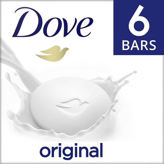 Order Dove Effectively Washes Away Bacteria, Nourishes Your Skin White Beauty Bar, 3.75 OZ, 6 Bars food online from Cvs store, ONTARIO on bringmethat.com