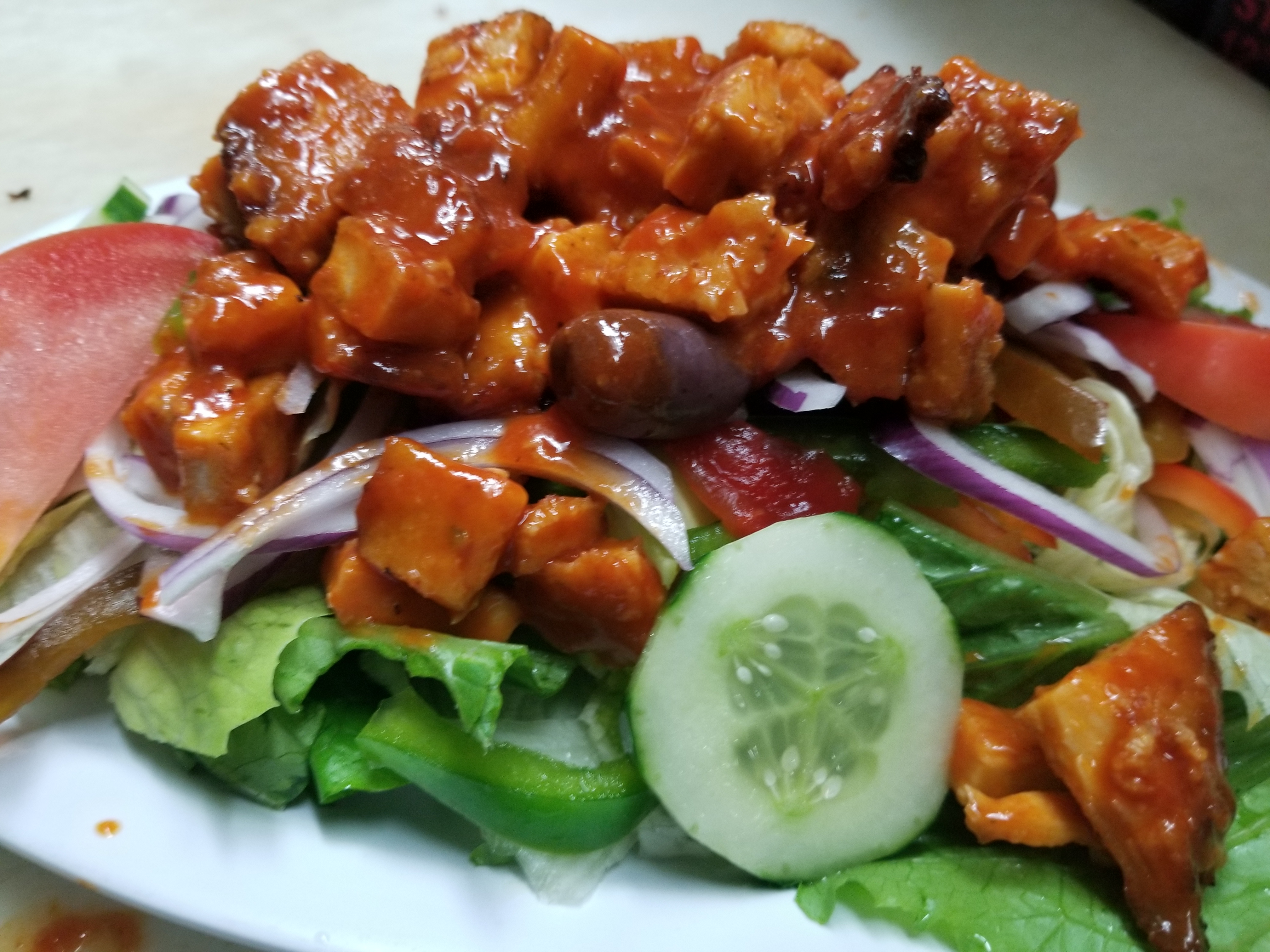 Order Buffalo Chicken Salad food online from Pizzarelli's Pizza store, Scarsdale on bringmethat.com
