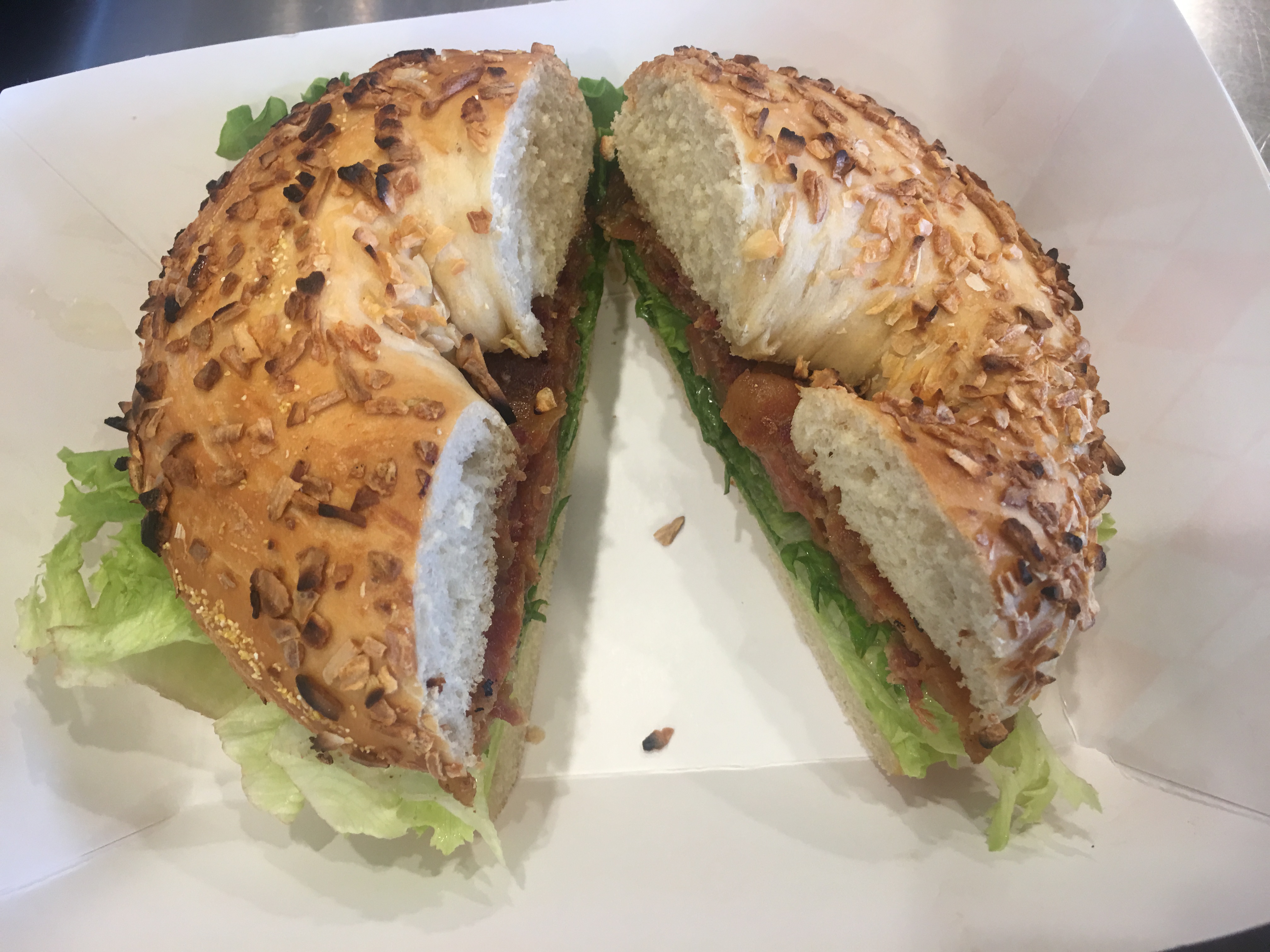 Order BLT Sandwich food online from The Bagel Shack store, Lake Forest on bringmethat.com