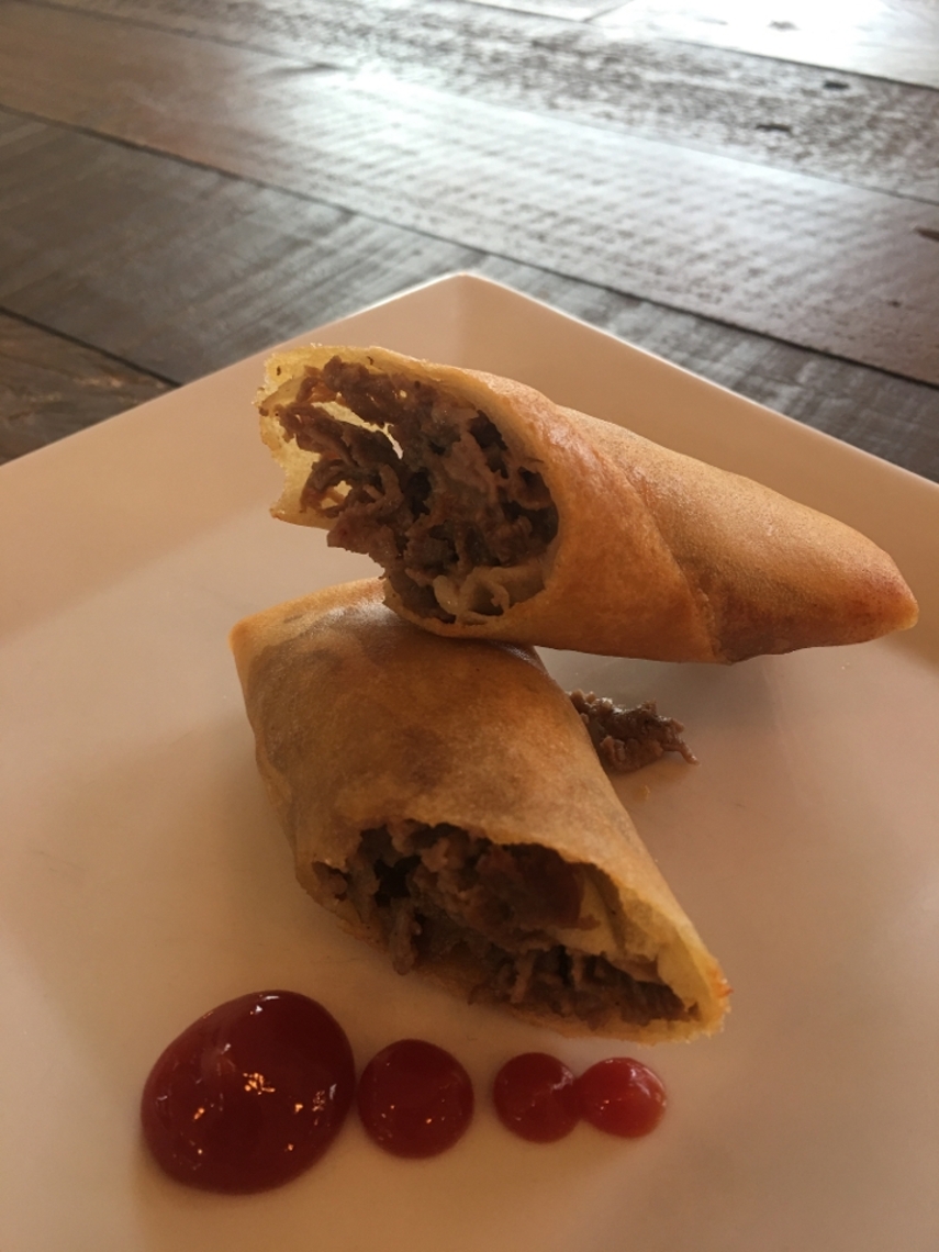 Order Rib Eye Egg Rolls food online from Rize Pizza store, West Chester on bringmethat.com